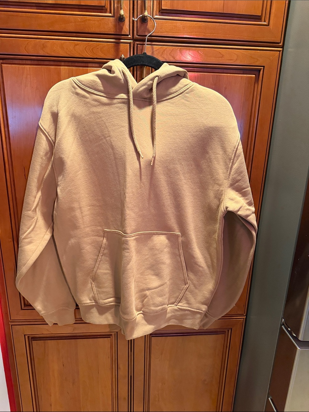 Fashion Nova Women's Beige Hoodie Pullover